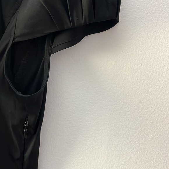 Pleated sleeve black Express work blouse, size small - Picture 6 of 6